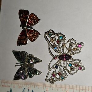 Vintage Dodds Butterfly Brooch Bundle